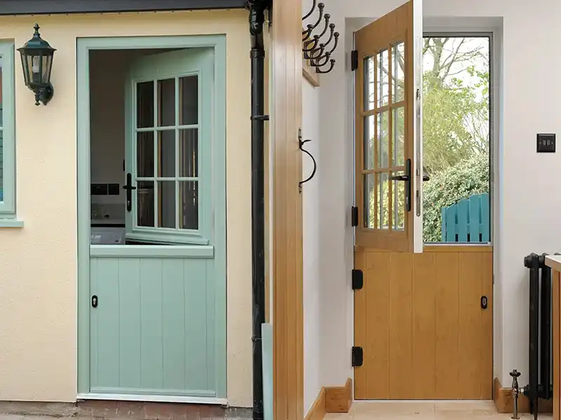 Stable door design used for family-friendly access control