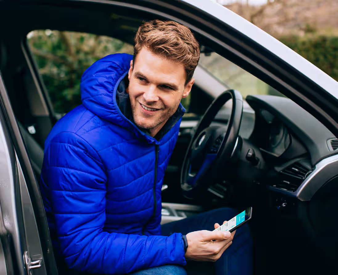 Mobile app screen showing live smart-security lock notifications