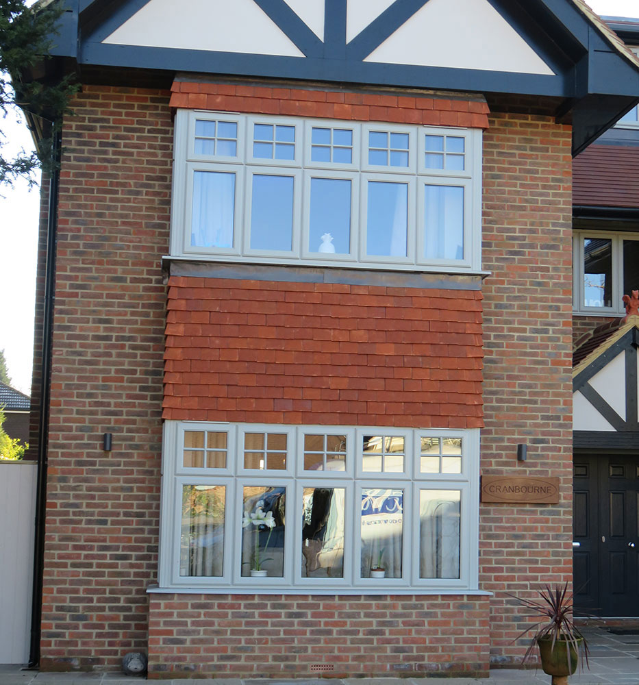 Traditional property with new heritage-style window installation