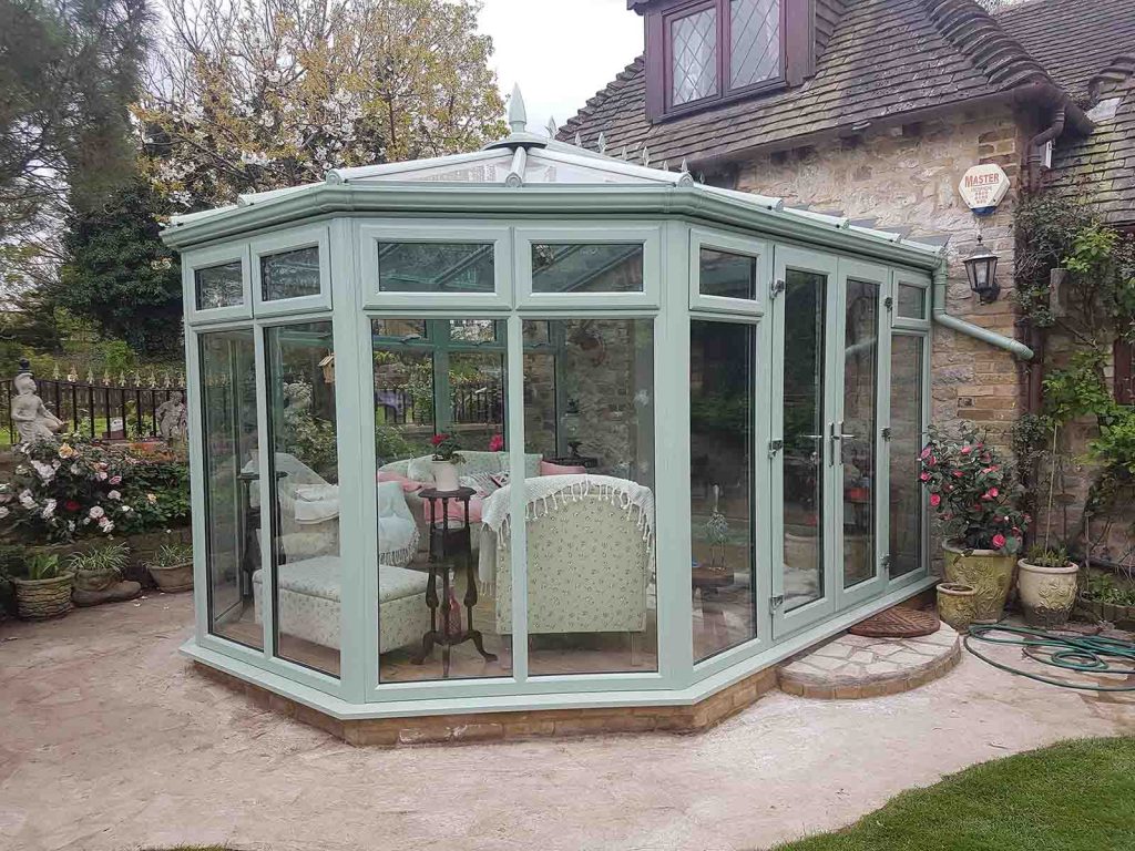 Green Victorian Conservatory
